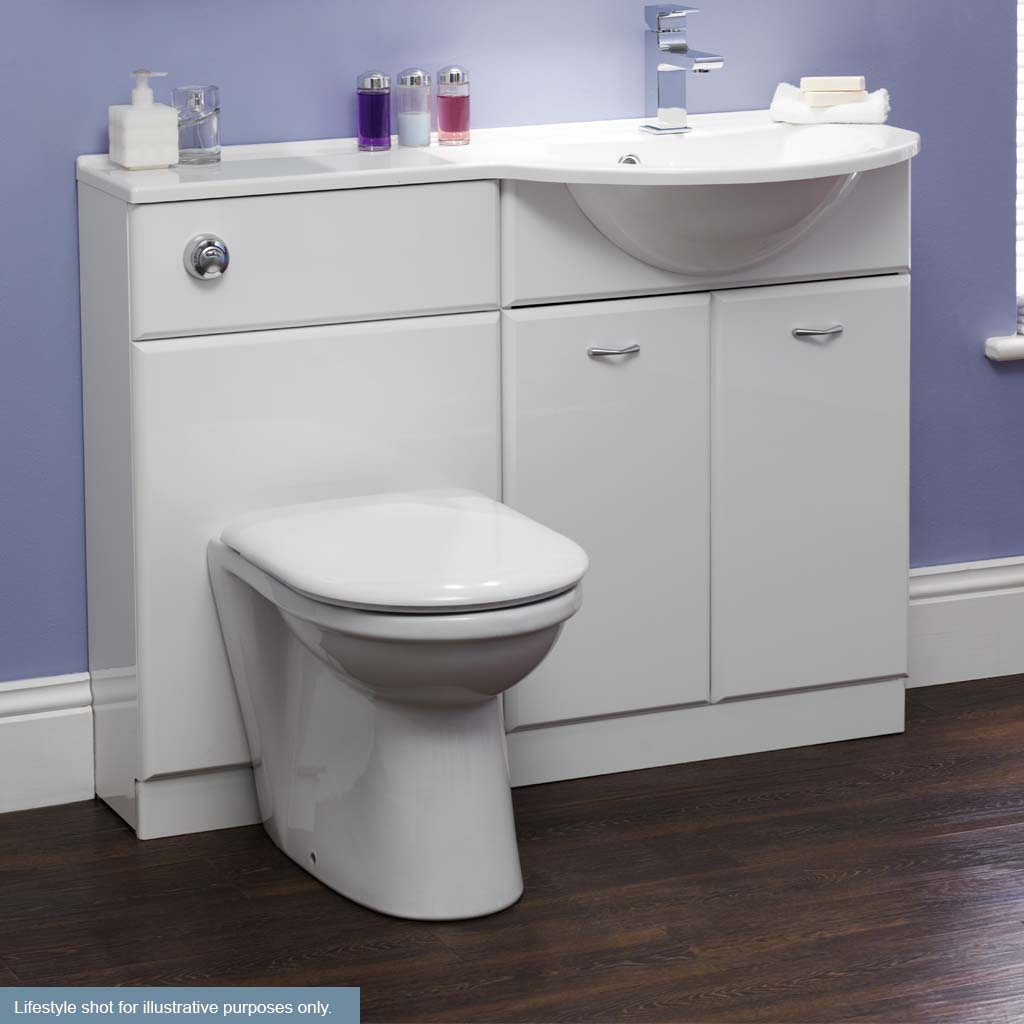 Diamante/Oslo new WC bottom panel High Gloss White