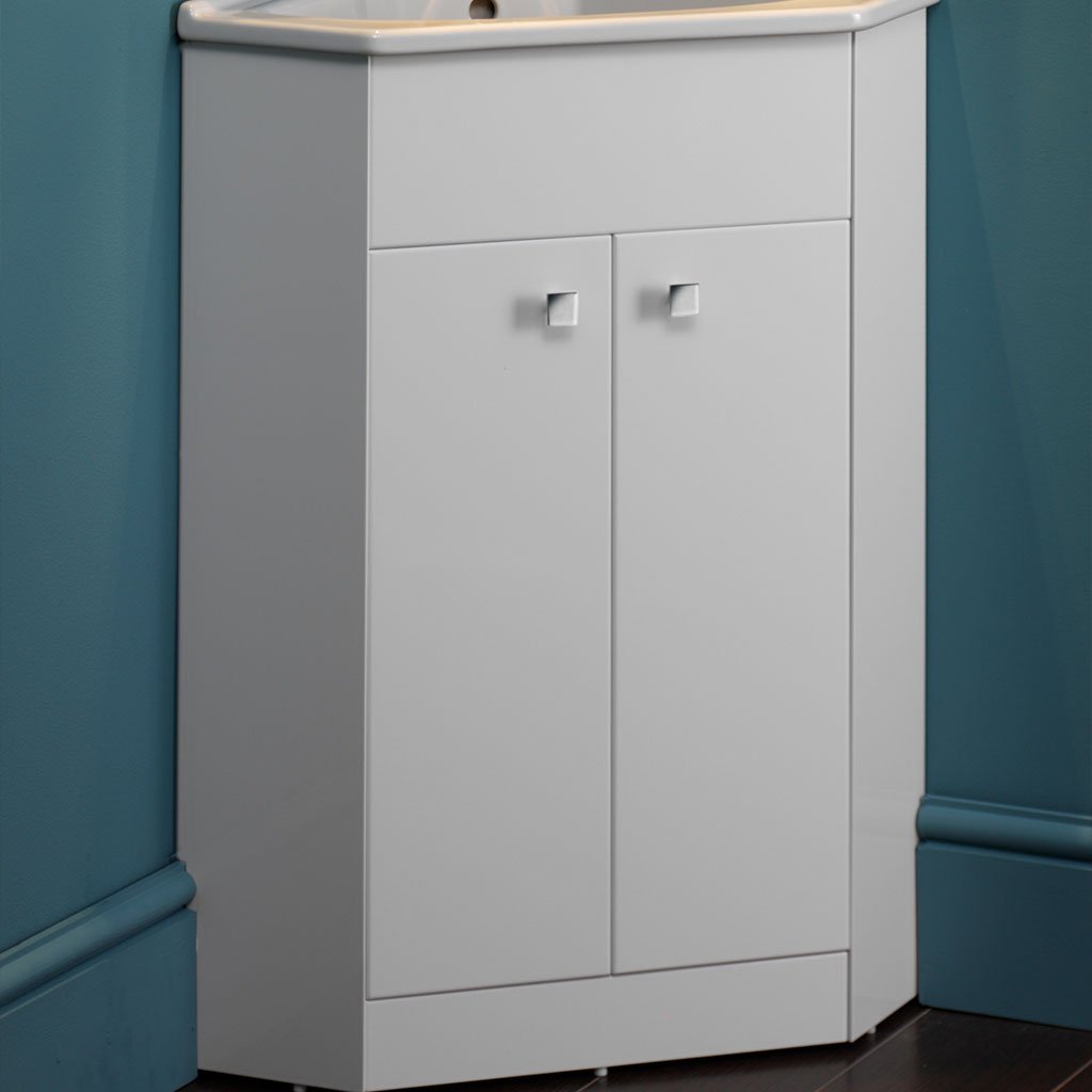 Diamante corner unit White