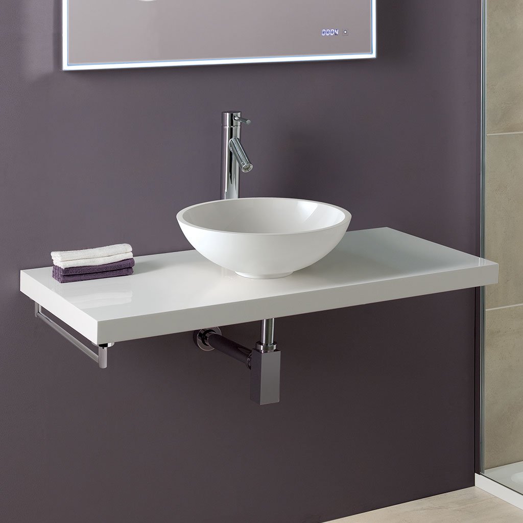 Seville 1000 vanity tableau (White Lacquer)