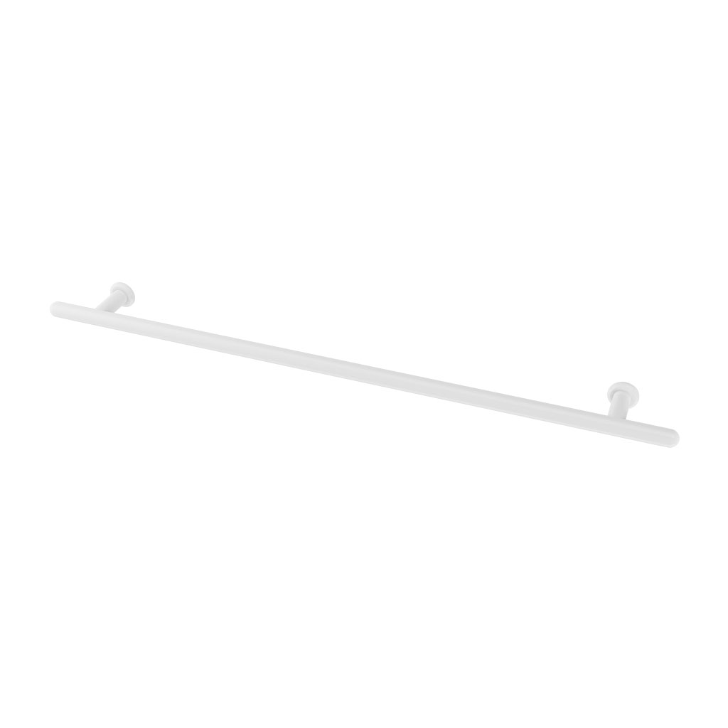 Multirail Straight Towel Hanger 750mm Gloss White