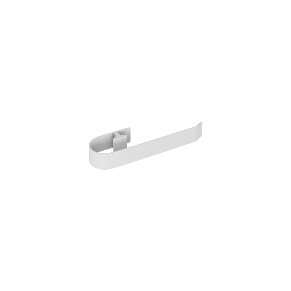 Tunstall V Towel Hanger 280mm Matt White