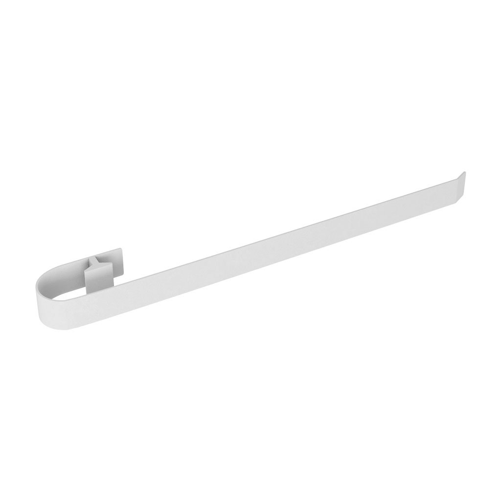 Tunstall V Towel Hanger 630mm Matt White