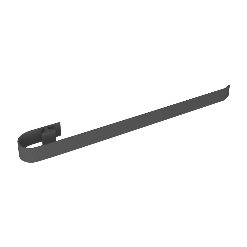 Tunstall V Towel Hanger 630mm Matt Anthracite