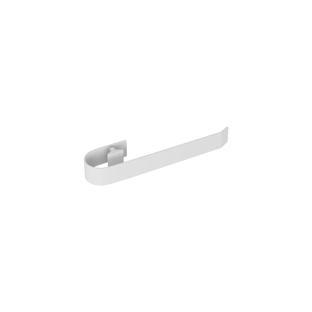 Tunstall H Towel Hanger 330mm Matt White