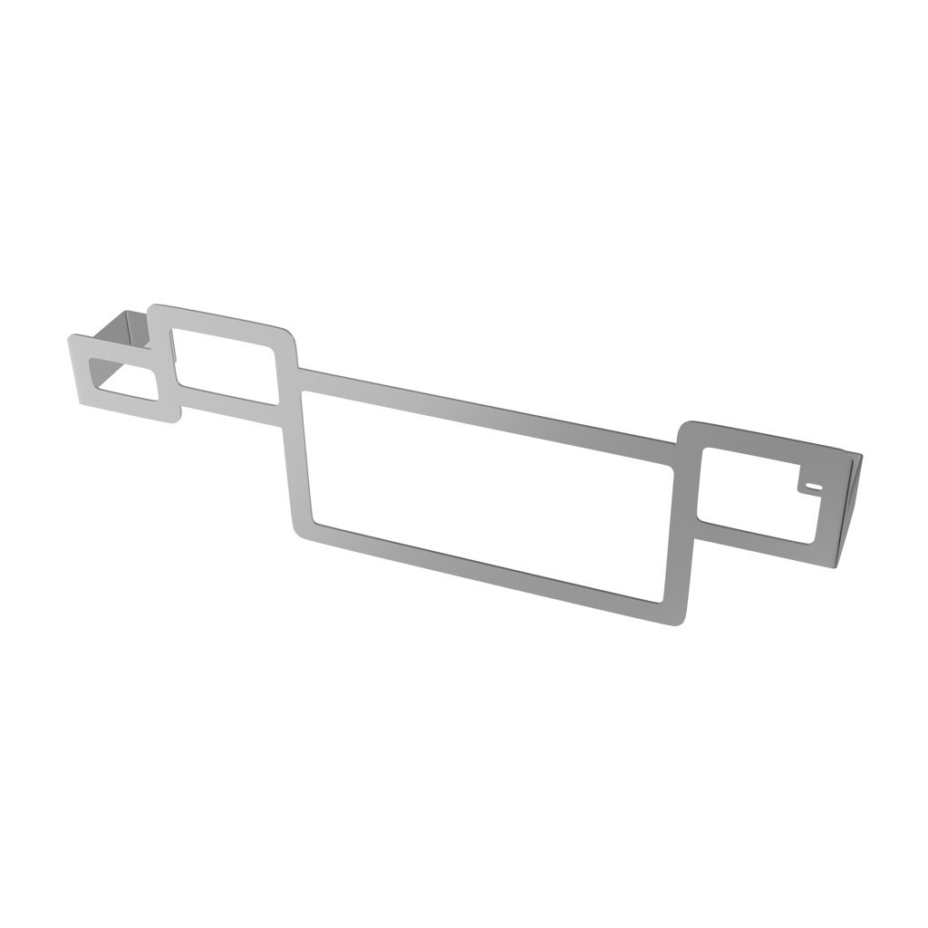 Square Towel Hanger 565mm Chrome