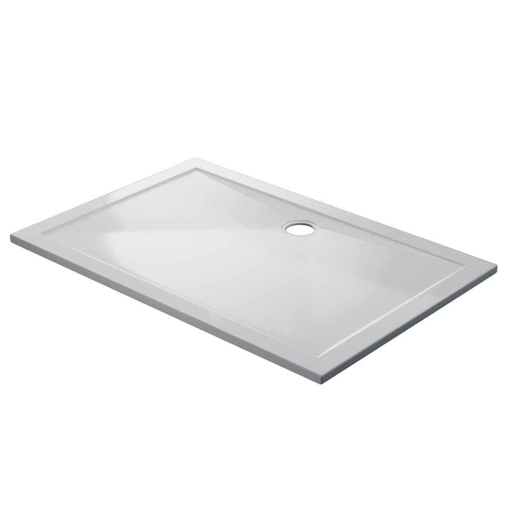  Corsair 1700 x 700mm 25mm Rectangular Shower Tray - White 