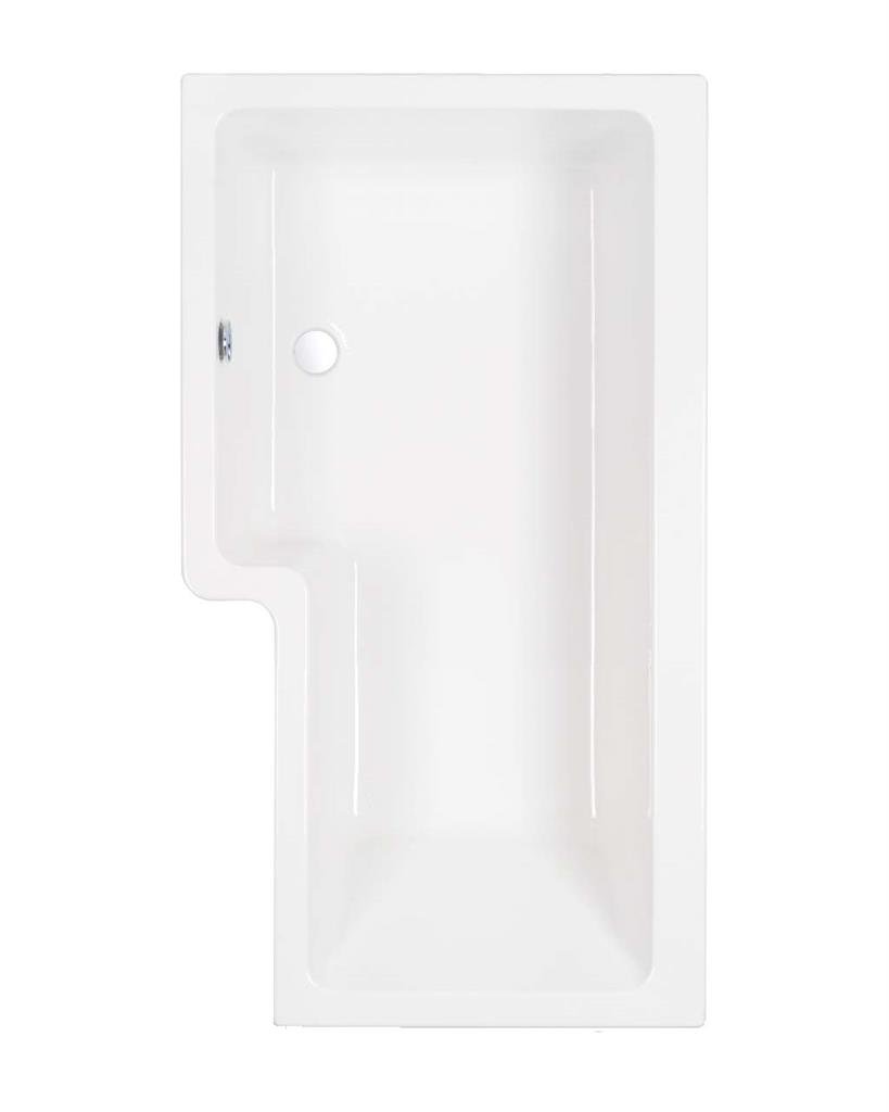 Carron Clearance:  Quantum Showerbath LH 1500 5mm White