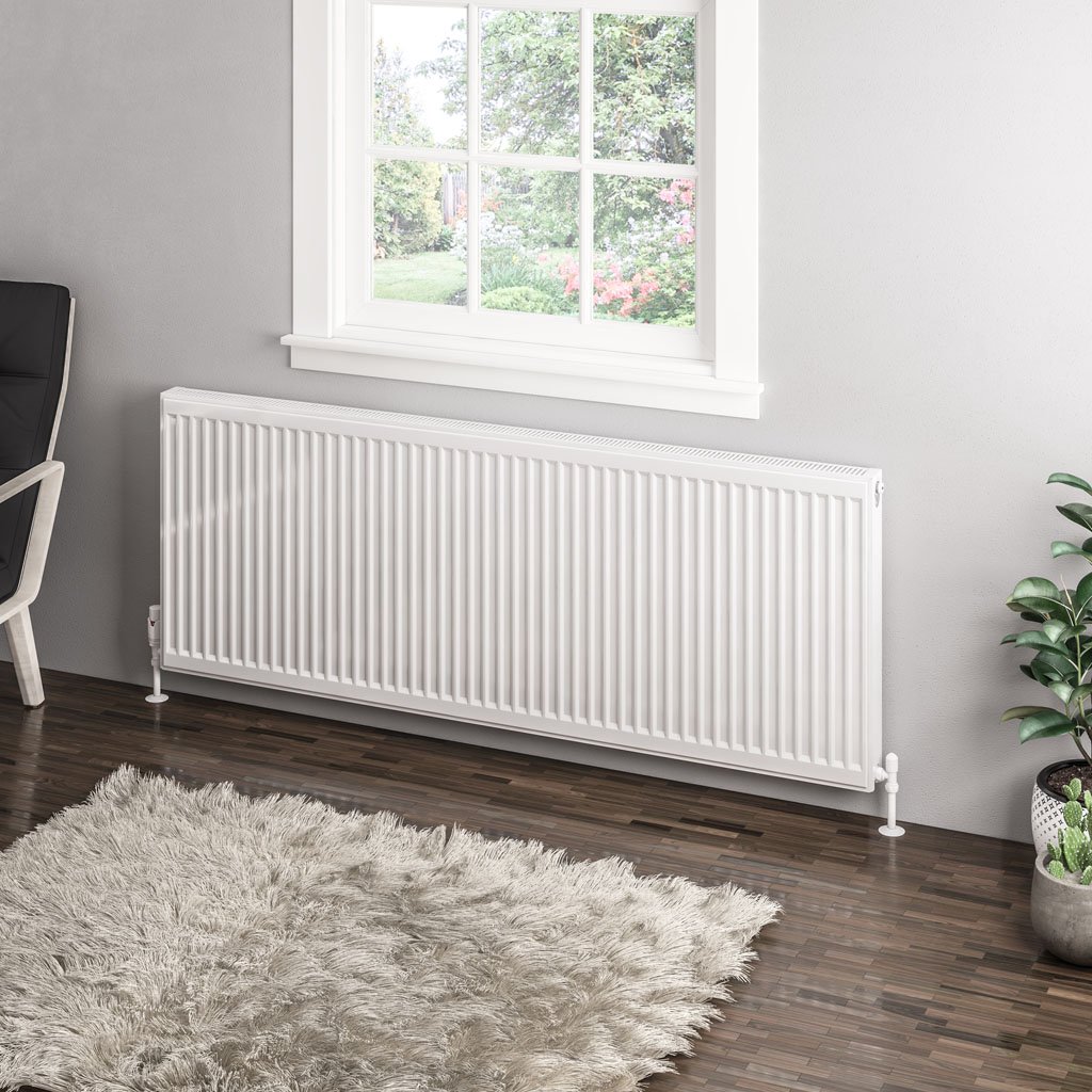 Type 11 Compact Panel Radiator 600 x 1600 Gloss White