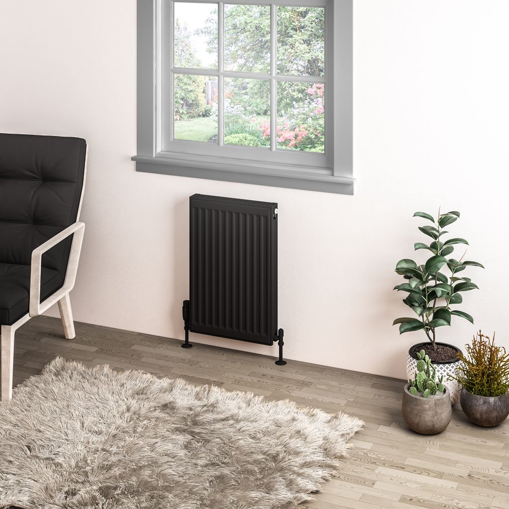 Type 11 Compact Panel Radiator 600 x 400 Matt Black