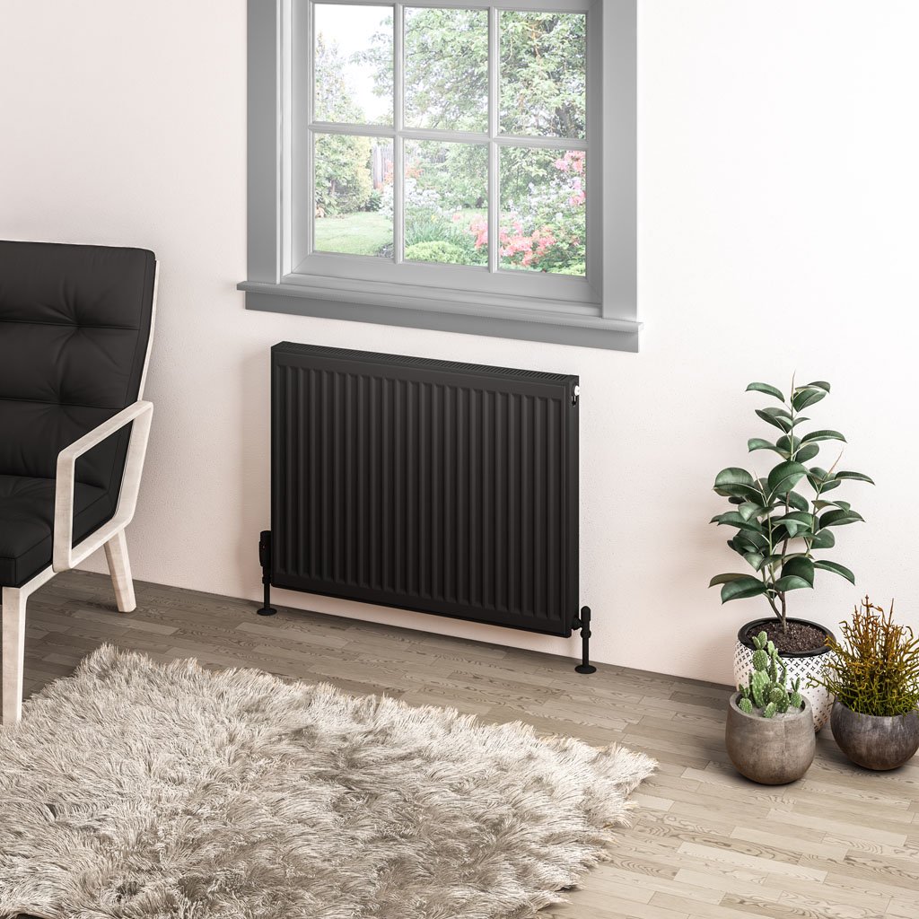 Type 11 Compact Panel Radiator 600 x 800 Matt Black