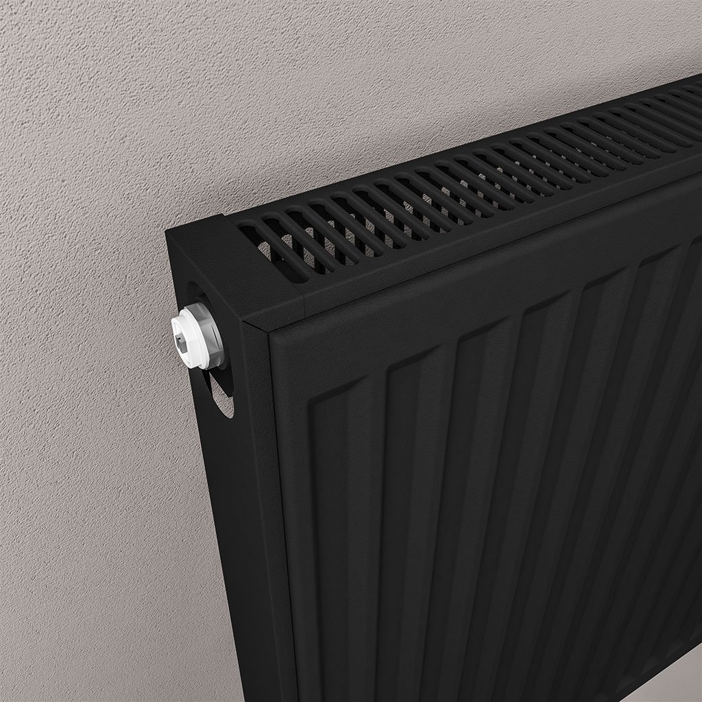 Type 11 Compact Panel Radiator 600 x 800 Matt Black