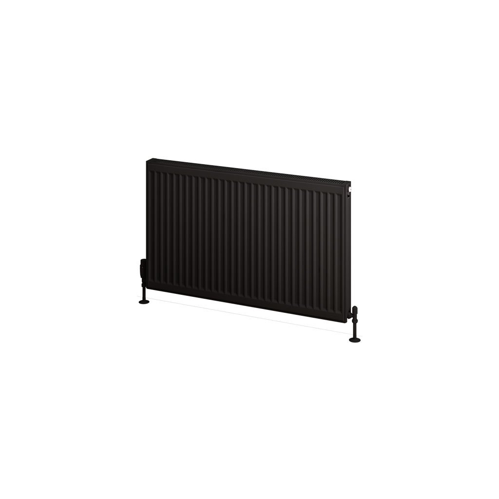 Type 11 Compact Panel Radiator 600 x 1000 Matt Black