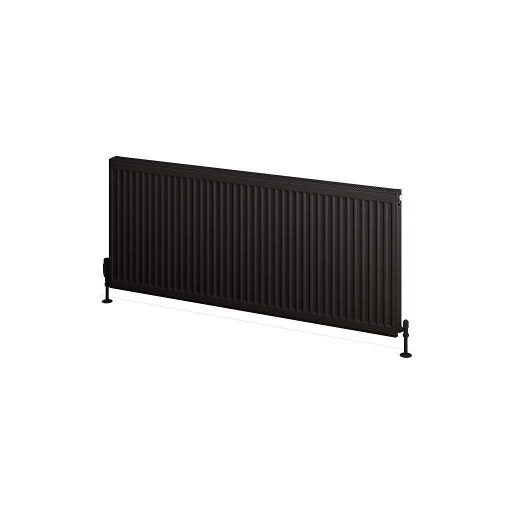 Type 11 Compact Panel Radiator 600 x 1400 Matt Black