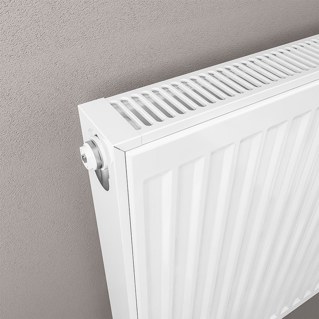 Type 21 Compact Panel Radiator 400 x 400 Gloss White