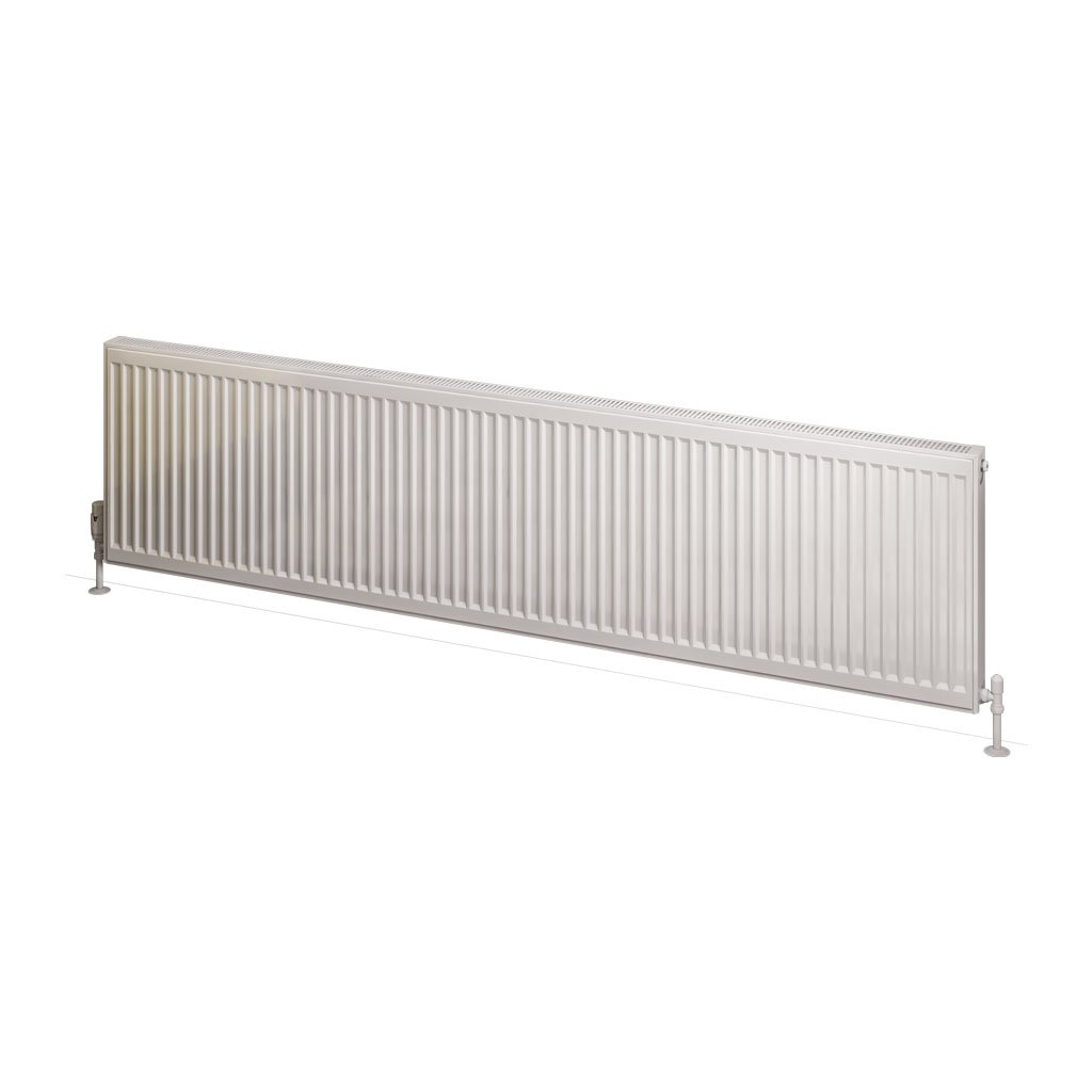 Type 21 Compact Panel Radiator 500 x 2000 Gloss White