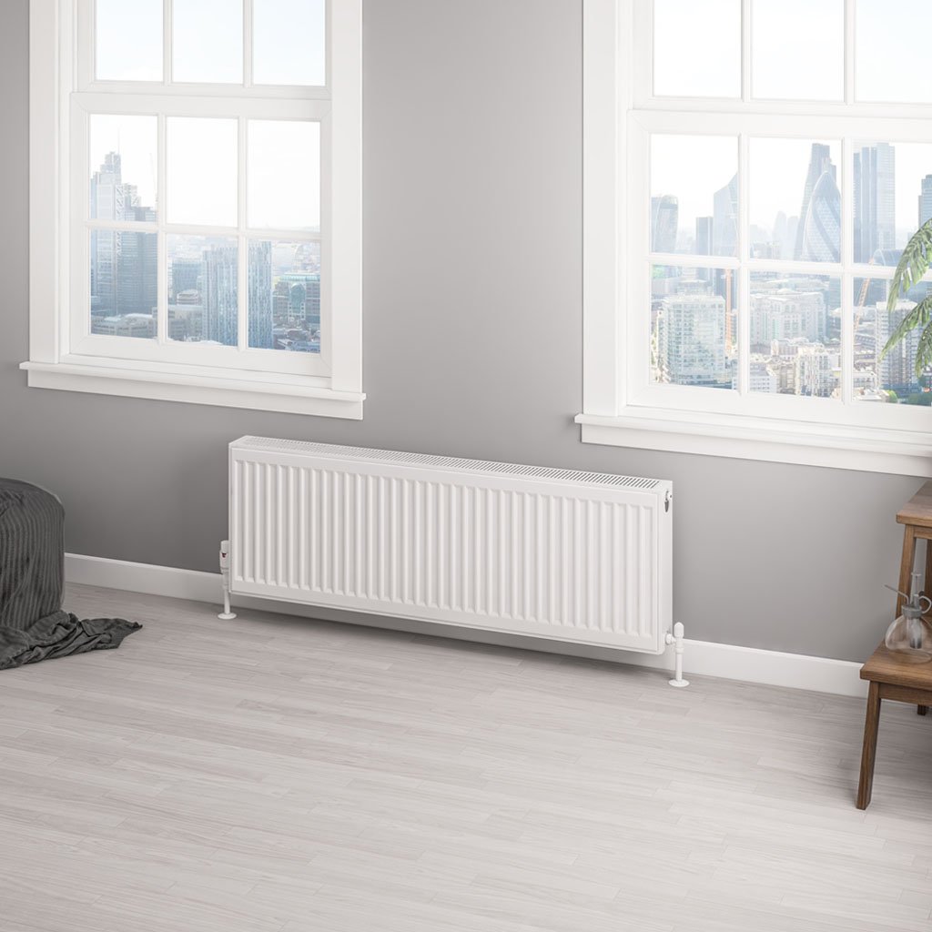 Type 22 Compact Panel Radiator 400 x 1200 Gloss White