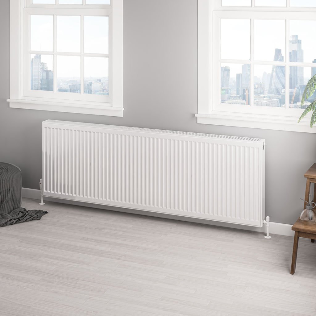 Type 22 Compact Panel Radiator 600 x 1800 Gloss White