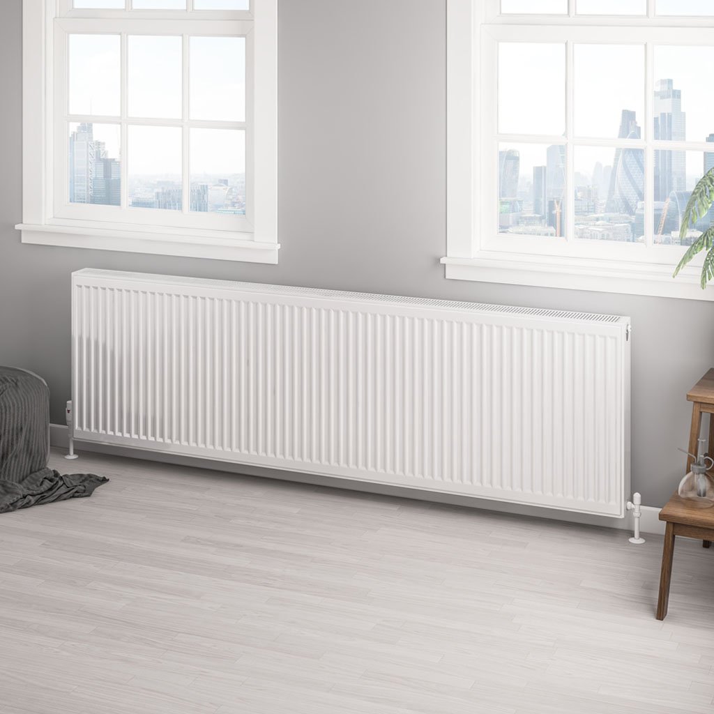 Type 22 Compact Panel Radiator 600 x 2000 Gloss White