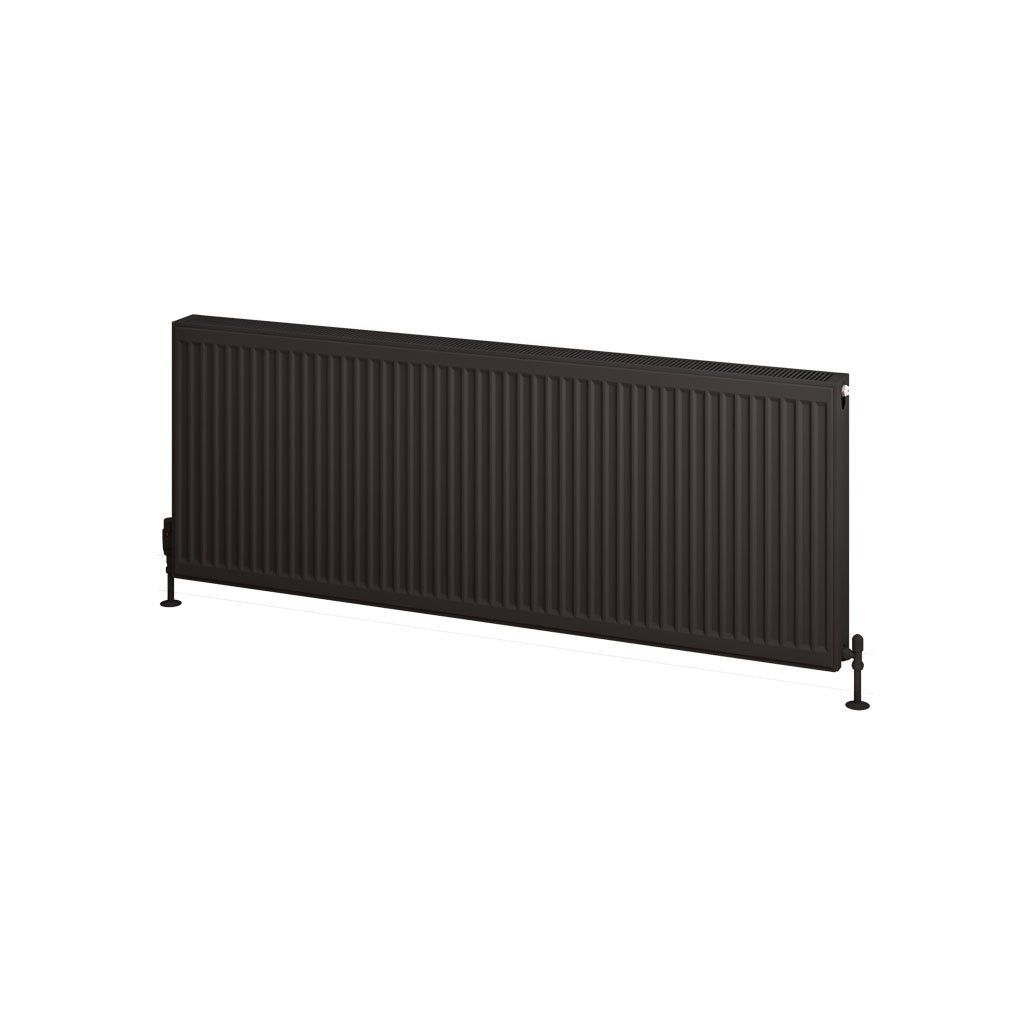 Type 22 Compact Panel Radiator 600 x 1600 Matt Black