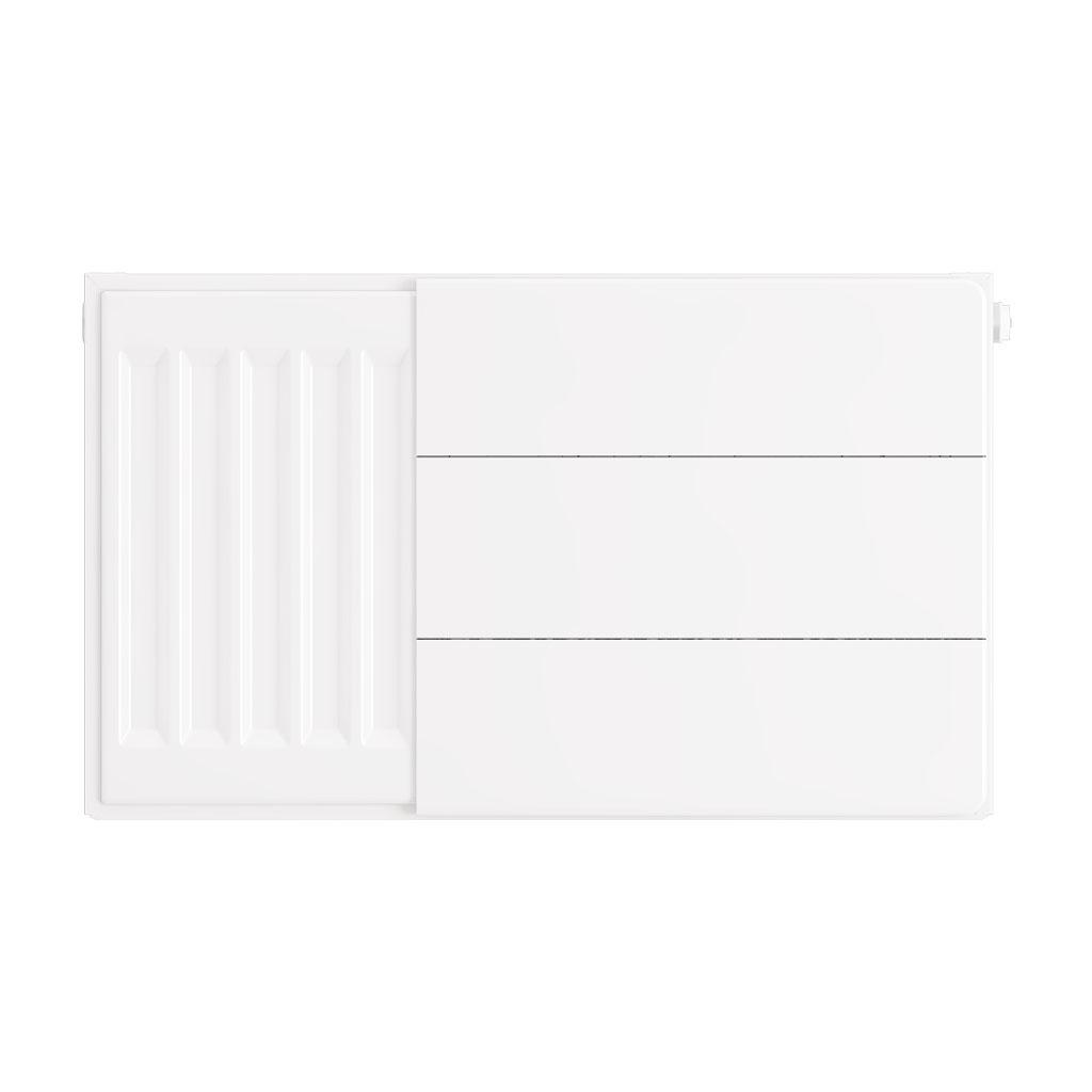 Flat Cover Plate with Lines 300 x 500 Gloss White