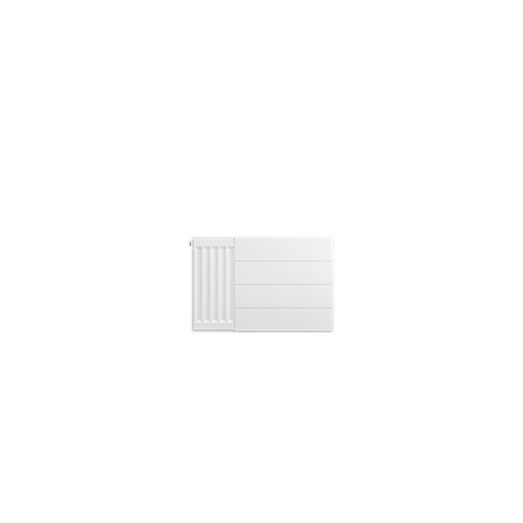 Flat Cover Plate with Lines 400 x 600 Gloss White