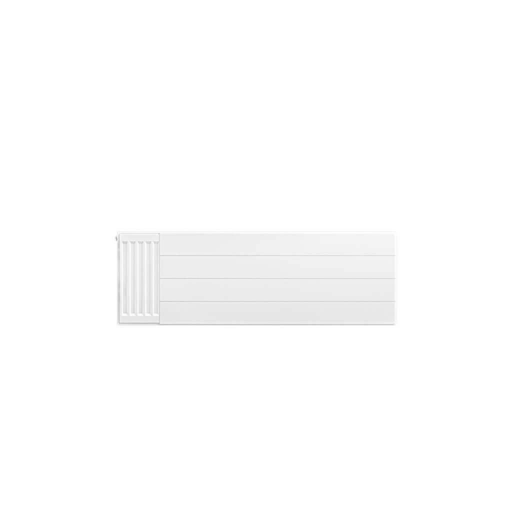 Flat Cover Plate with Lines 400 x 1200 Gloss White