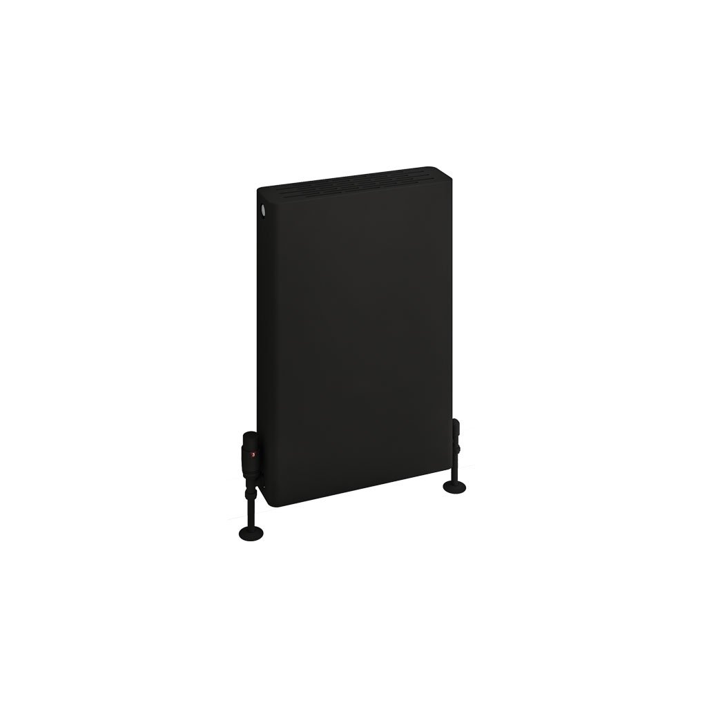 Keynsham Type 22 Panel Radiator 600 x 400 with Flat Designer Cover Matt Black