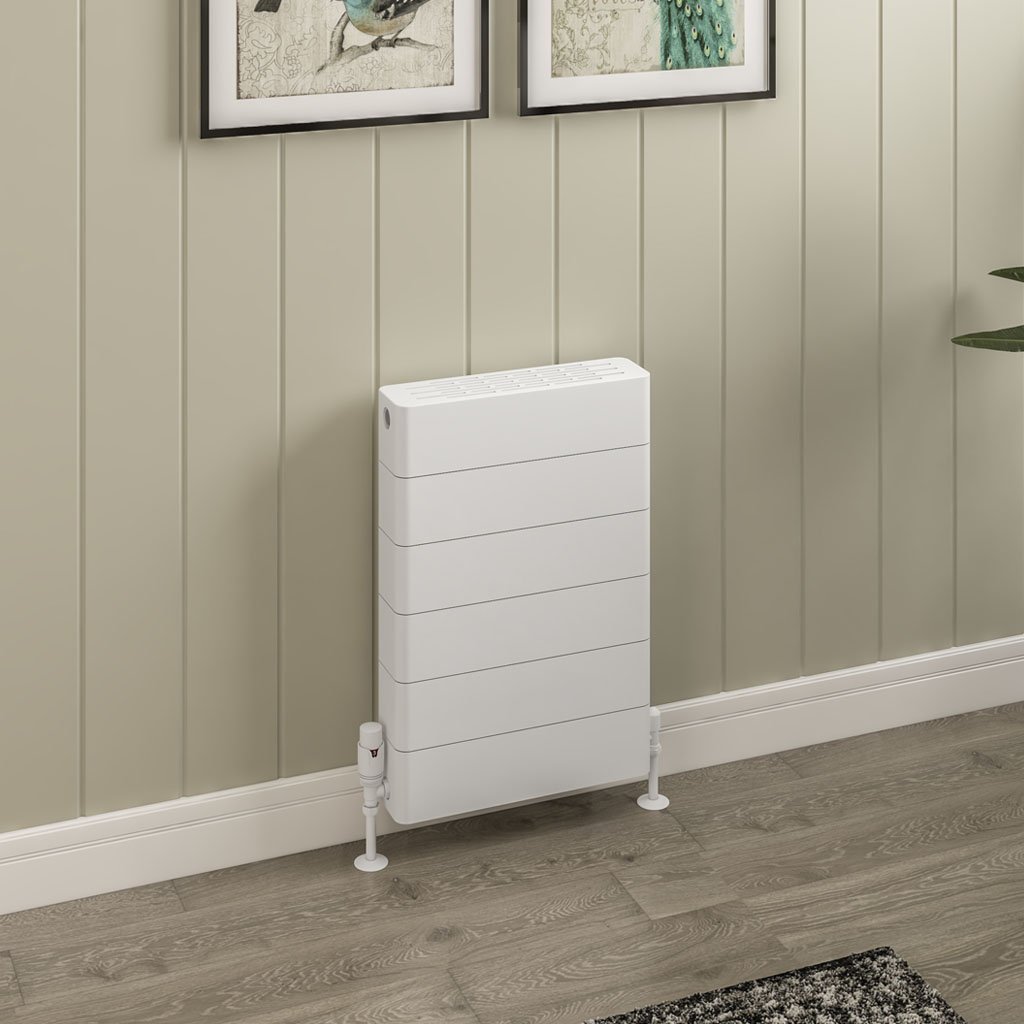 Keynsham Type 22 Panel Radiator 600 x 400 with Lined Designer Cover Gloss White