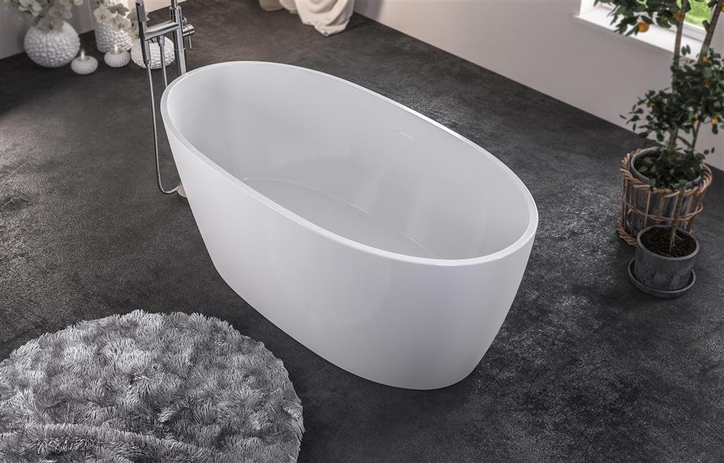 Wandsworth 1500 x 720 x 585mm Freestanding Bath inc Waste - White