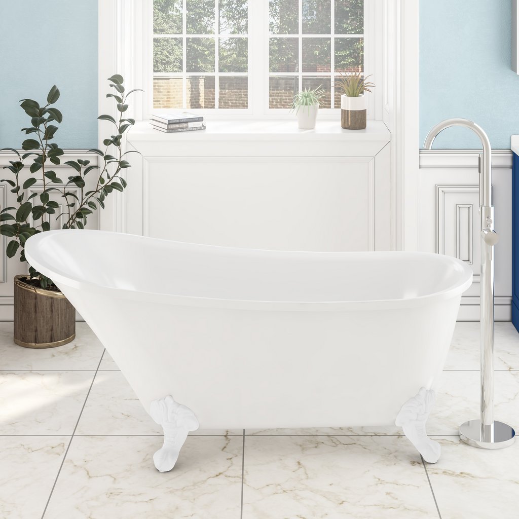 Richmond 1620 x 690 x 760mm (430mm Depth) Freestanding Bath - White