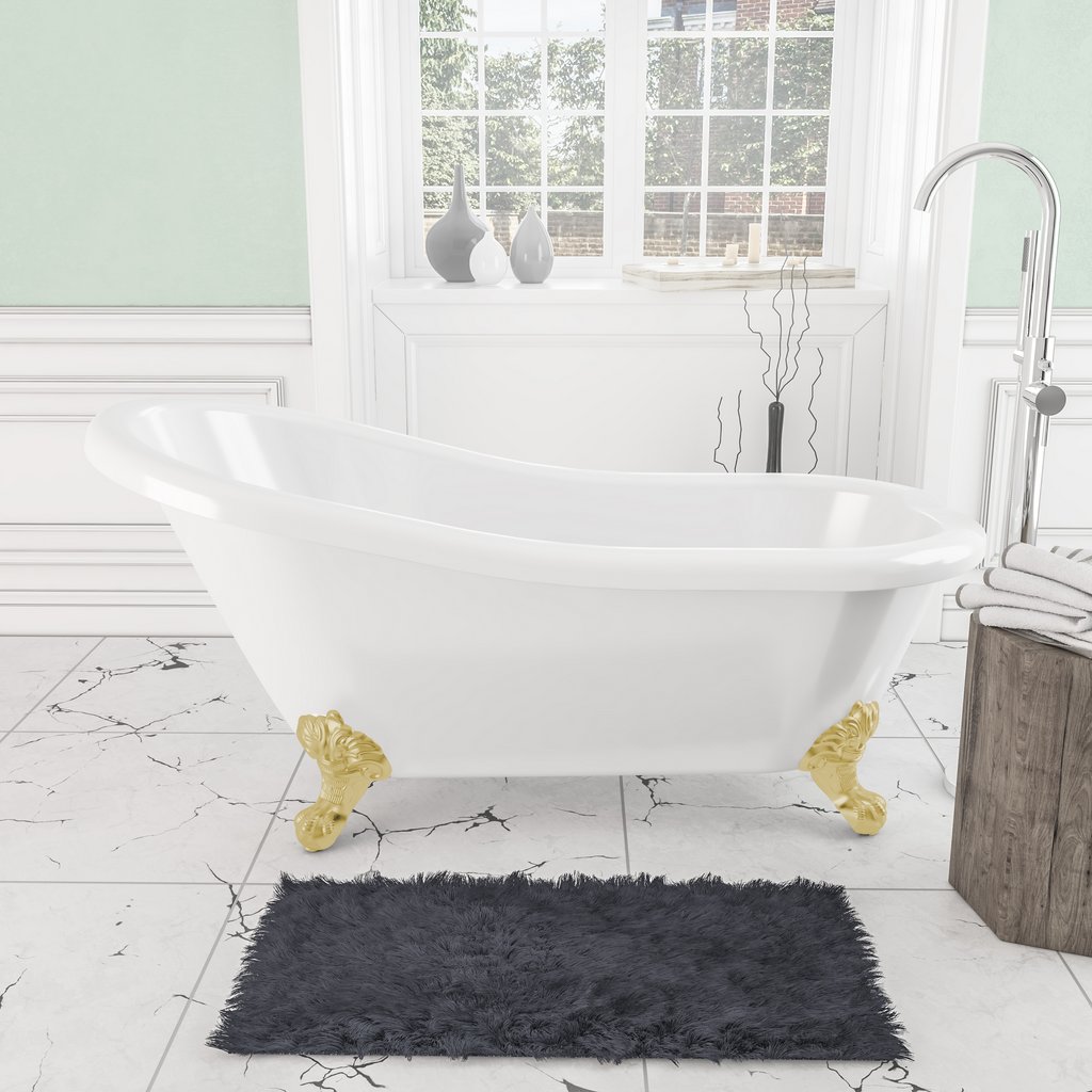 Trowbridge 1560 x 720 x 760mm (410mm Depth) Freestanding Bath - White