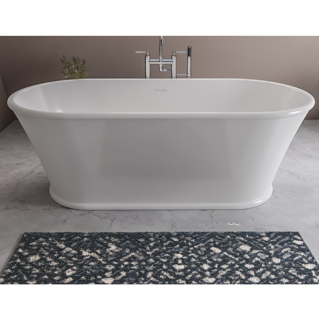 Henley 1650x780x600mm (455mm Depth) Freestanding Bath - White