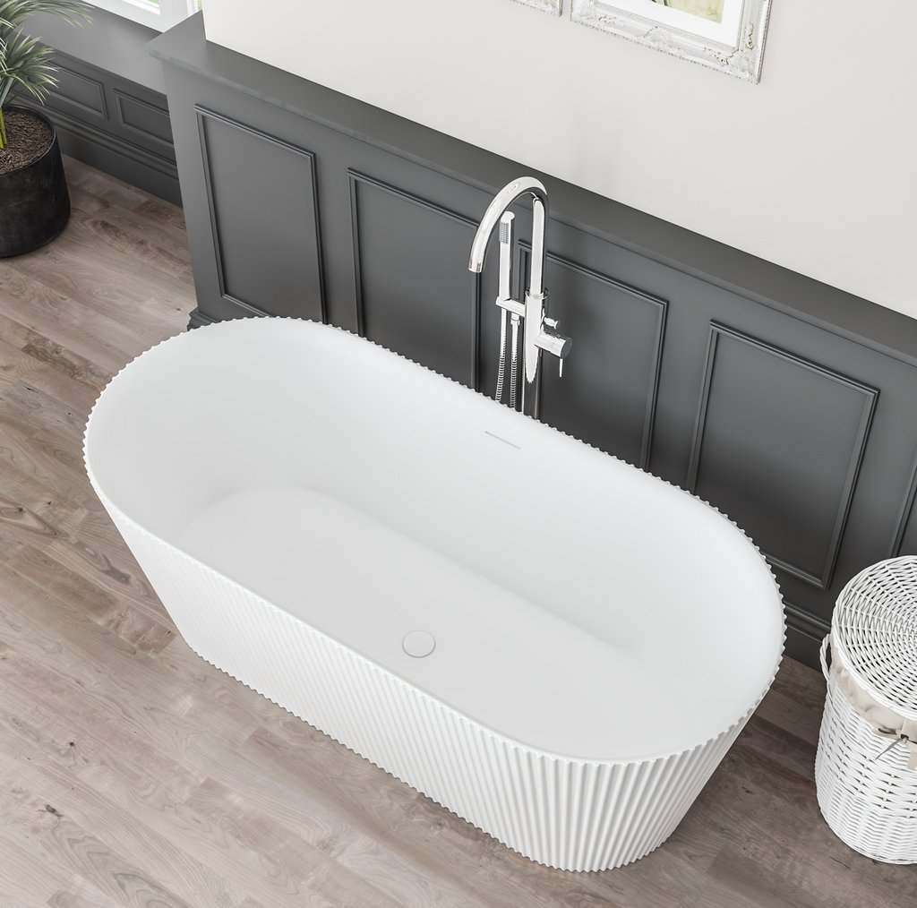 Sandford 1600x740x580mm (440mm Depth) Freestanding Bath -  White