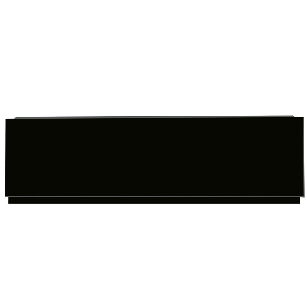 Diamante 1700 front panel  1700x450-575mm -Black High Gloss