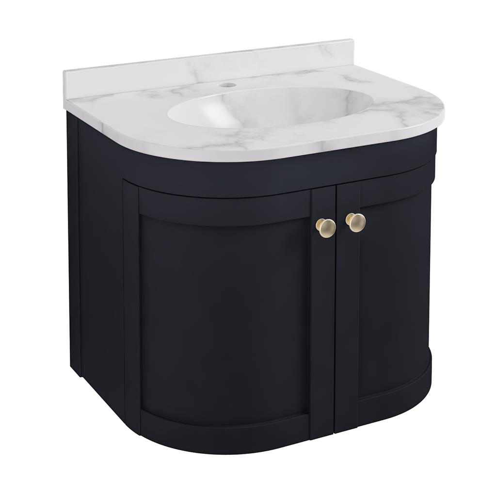 Hardwick 60CM 2 Door Basin Vanity Unit - Anthracite