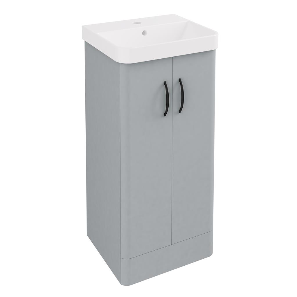 Cavone II 40CM 2 Door Basin Vanity Unit - Grey