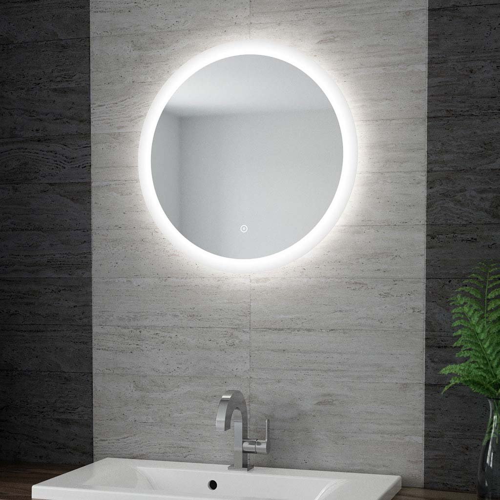 Ellera 580 x 40 Circular LED Mirror