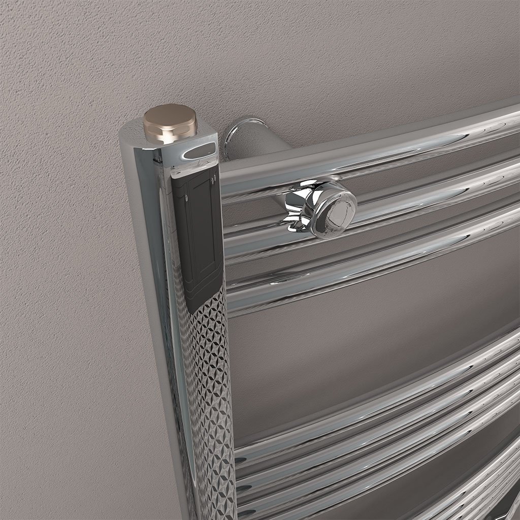 Wendover Curved Multirail 800 x 500 Chrome