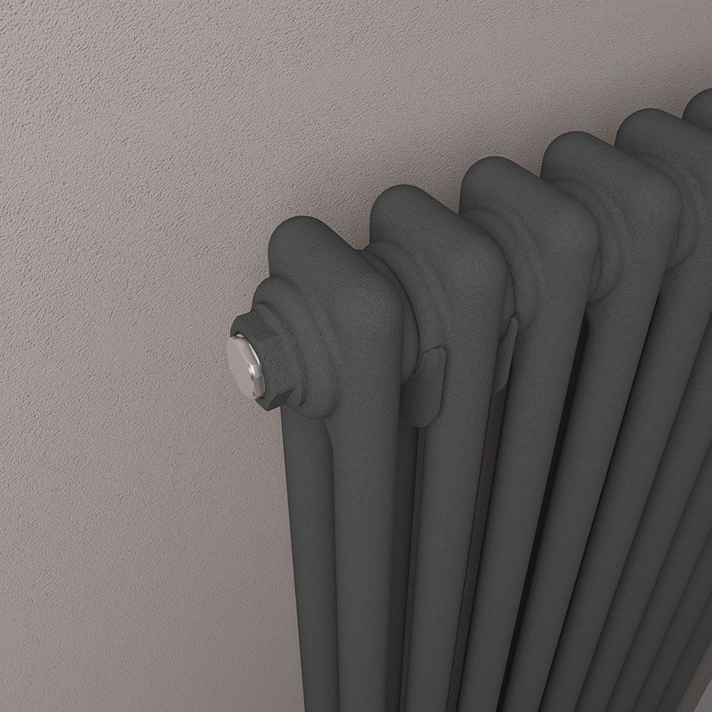 Imperia 2 Column Radiator 1800 x 470mm Matt Anthracite