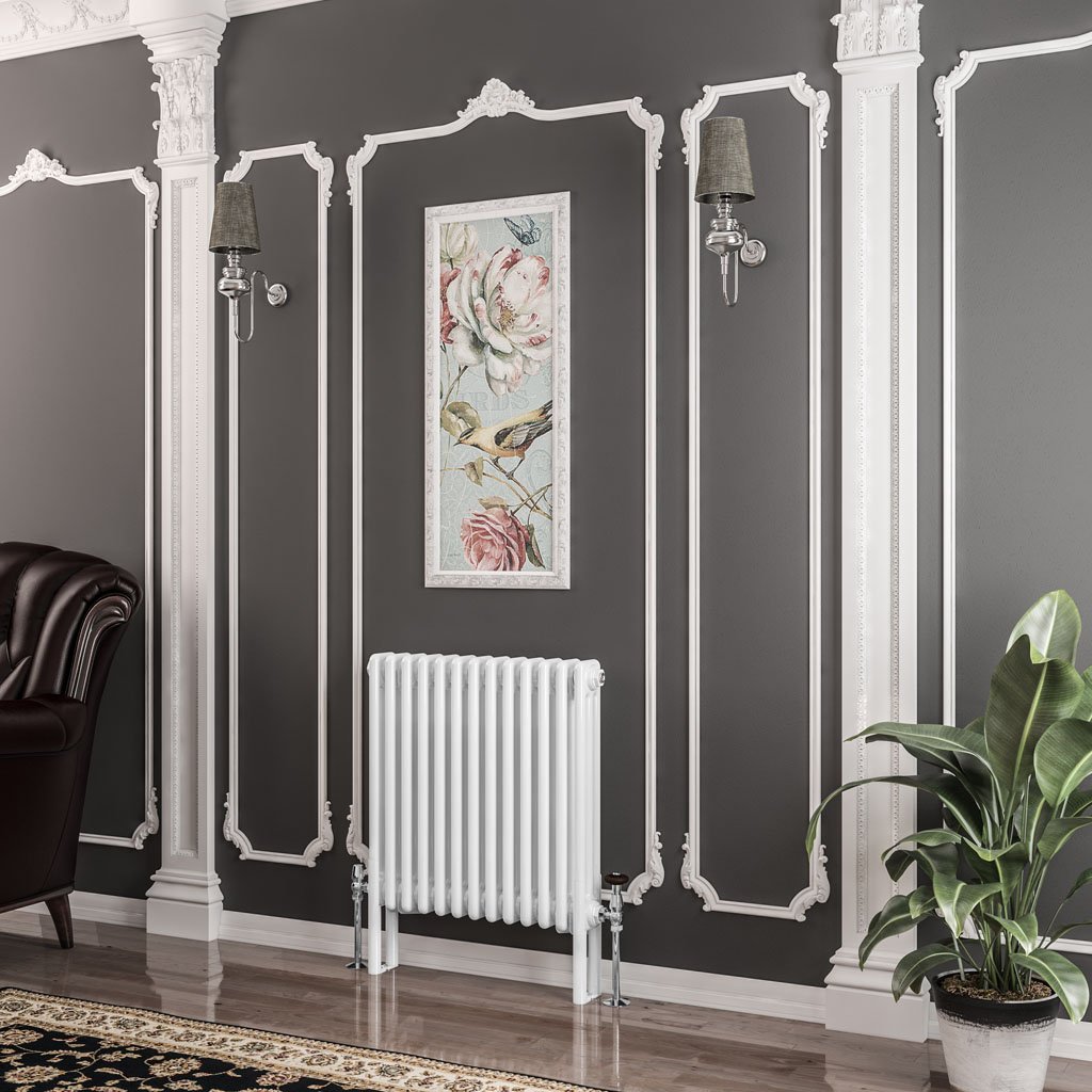 Imperia 3 Column Radiator 600 x 605mm Gloss White