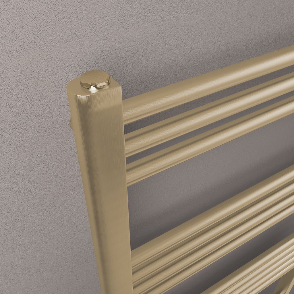 Wendover Straight Multirail 1400 x 500 Brushed Brass