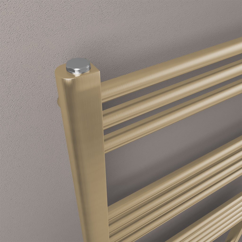 Wendover Straight Multirail 1600 x 600 Brushed Brass