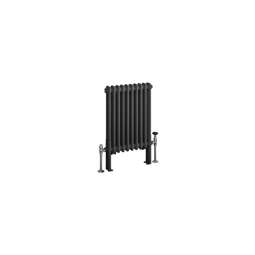 Imperia 2 Column Radiator 600 x 470mm Matt Anthracite