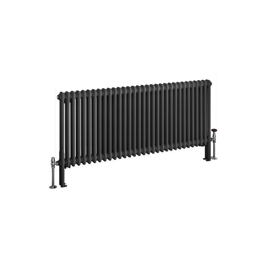 Imperia 2 Column Radiator 600 x 1460mm Matt Anthracite