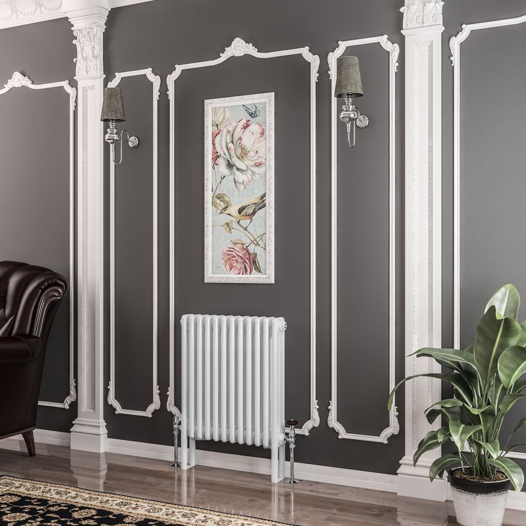 Imperia 3 Column Radiator 600 x 560mm Gloss White