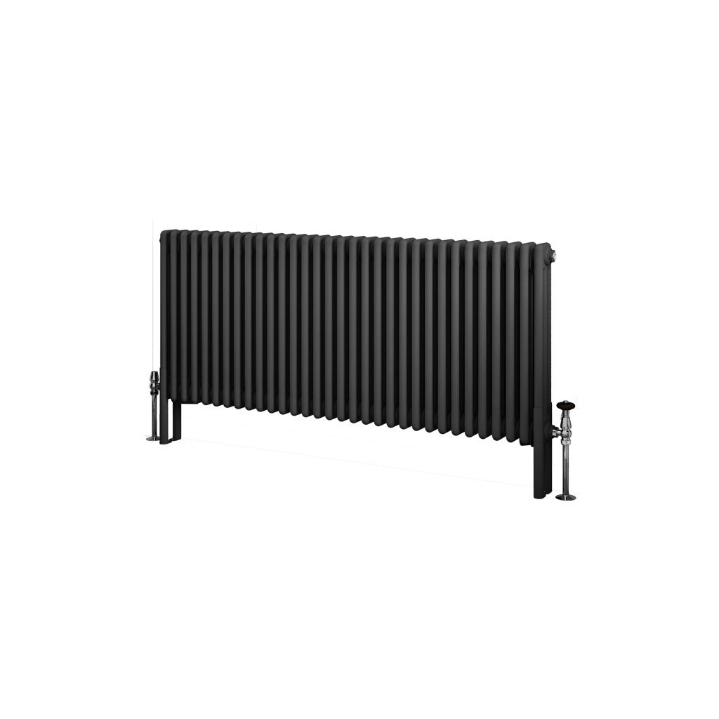 Imperia 3 Column Radiator 600 x 1460mm Matt Anthracite