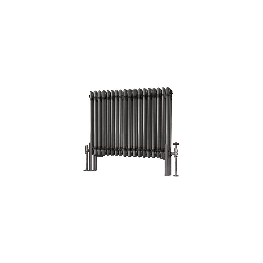 Imperia 3 Column Radiator 600 x 830mm Bare Metal