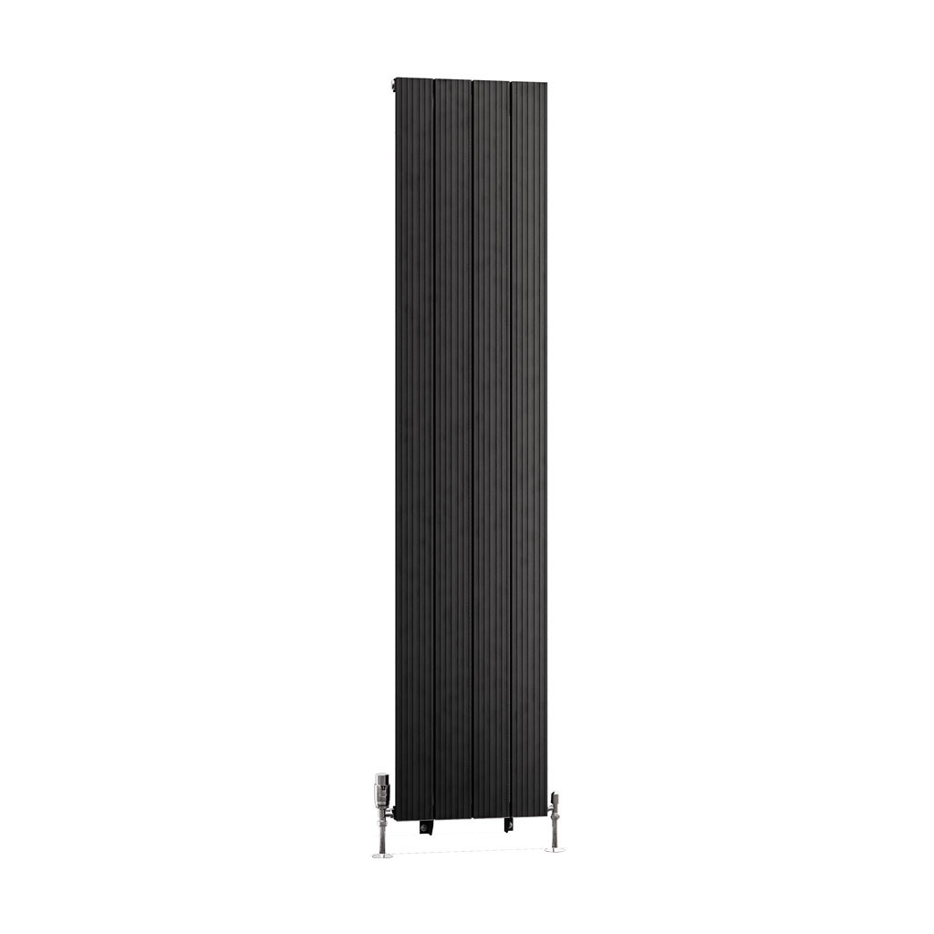 Mersey 1800 x 375 Aluminium Radiator Matt Anthracite