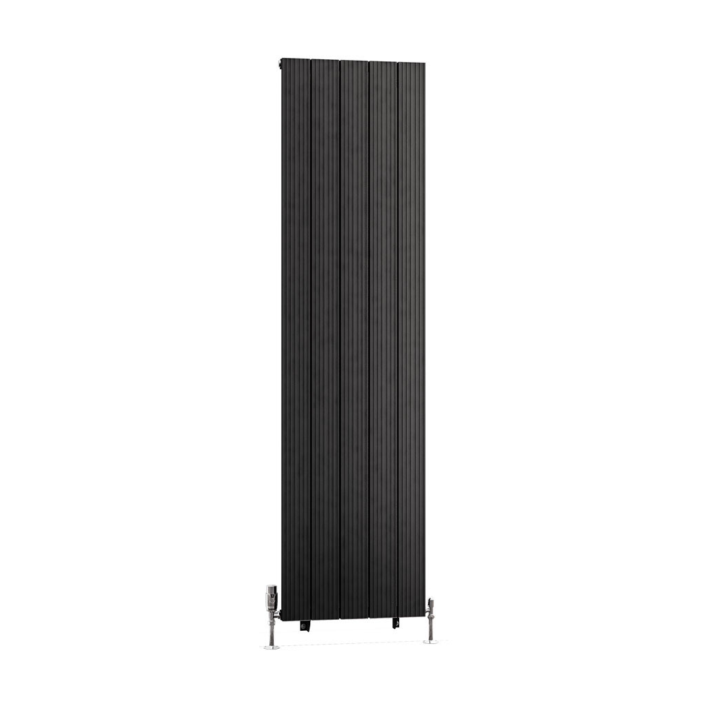 Mersey 1800 x 470 Aluminium Radiator Matt Anthracite