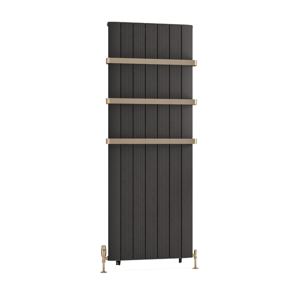 Trent 1800 x 660 Aluminium Radiator Matt Anthracite